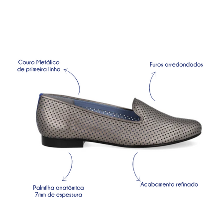 Loafer Saudade Pewter