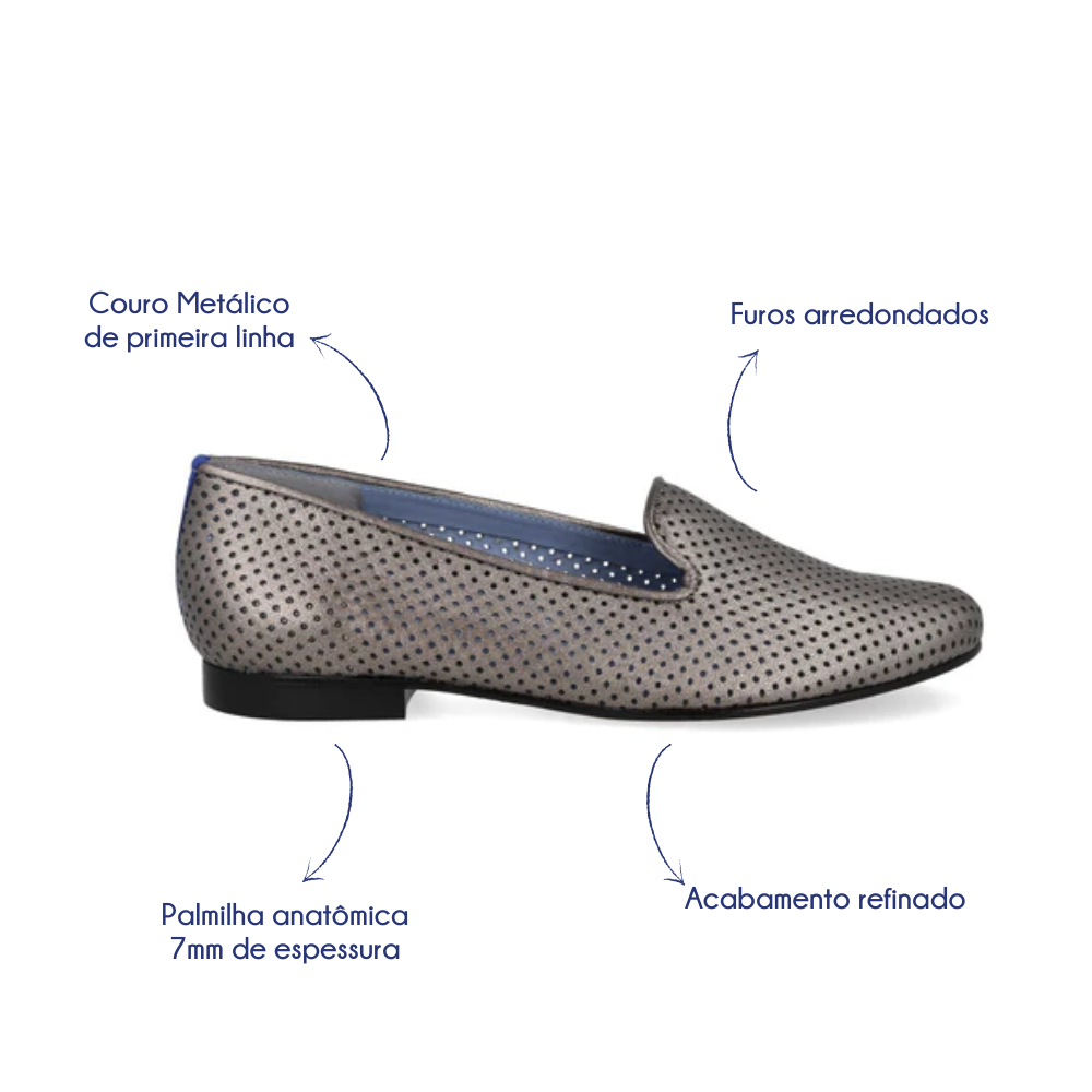 Loafer Saudade Pewter