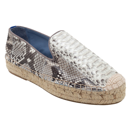 Espadrille Exotic Python Branco