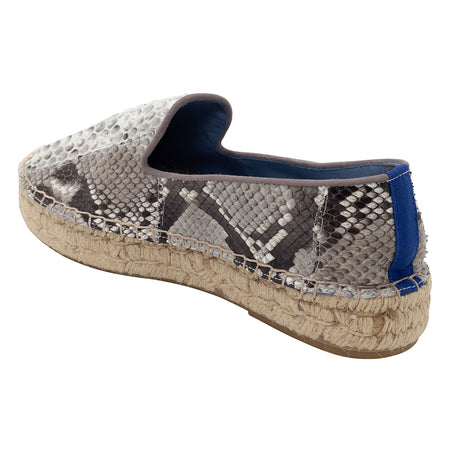 Espadrille Exotic Python Branco