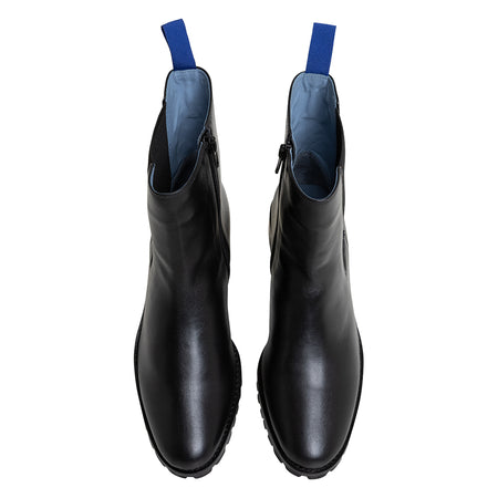 Bota Chelsea Slim Couro Preto