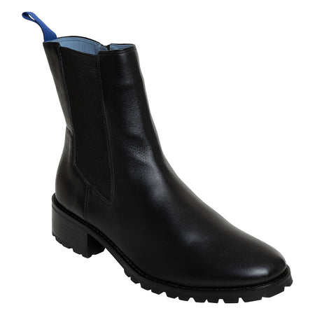 Bota Chelsea Slim Couro Preto