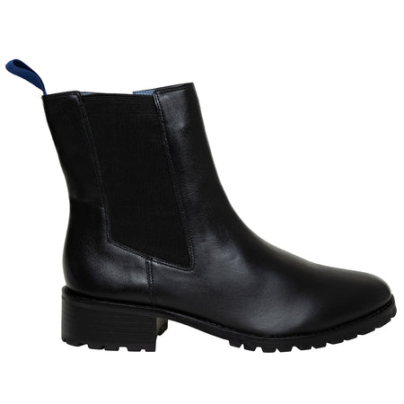 Bota Chelsea Slim Couro Preto