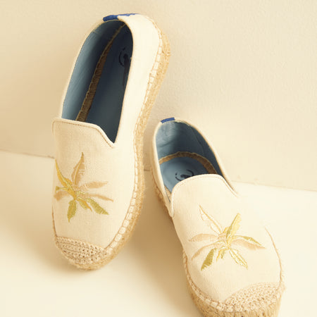 Espadrille Dougle Bananeira Gold Sarja Crua