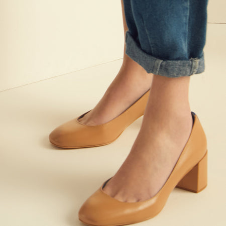 Scarpin Doll Classic Couro Nude