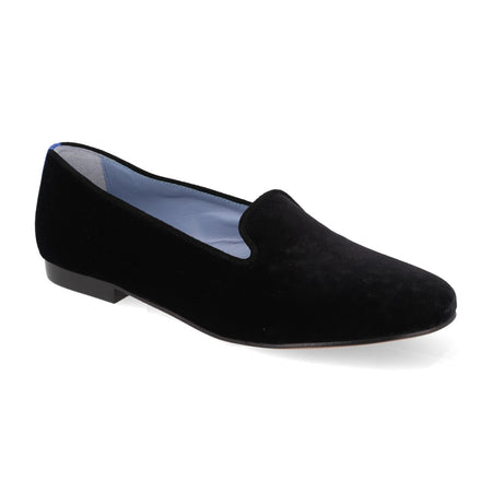 Loafer Veludo Liso Preto