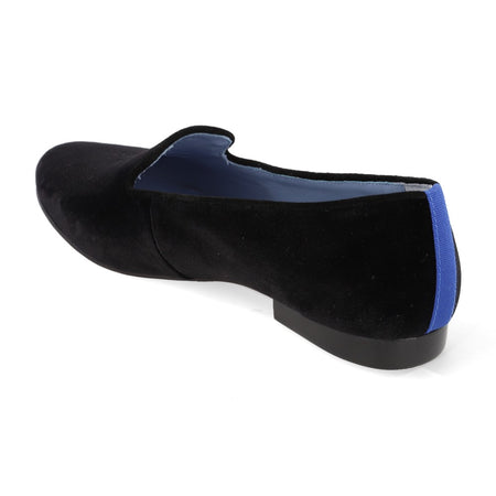 Loafer Veludo Liso Preto