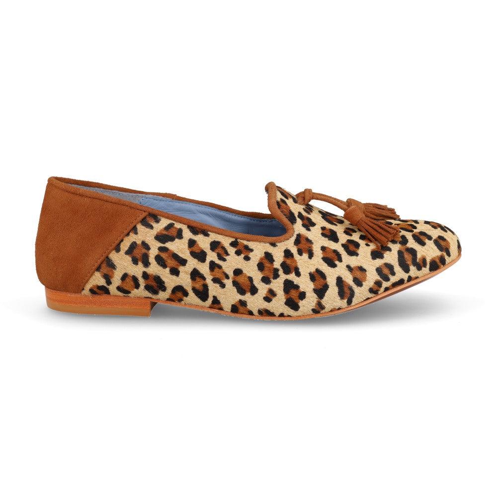 Loafer Slip Pelo Onça