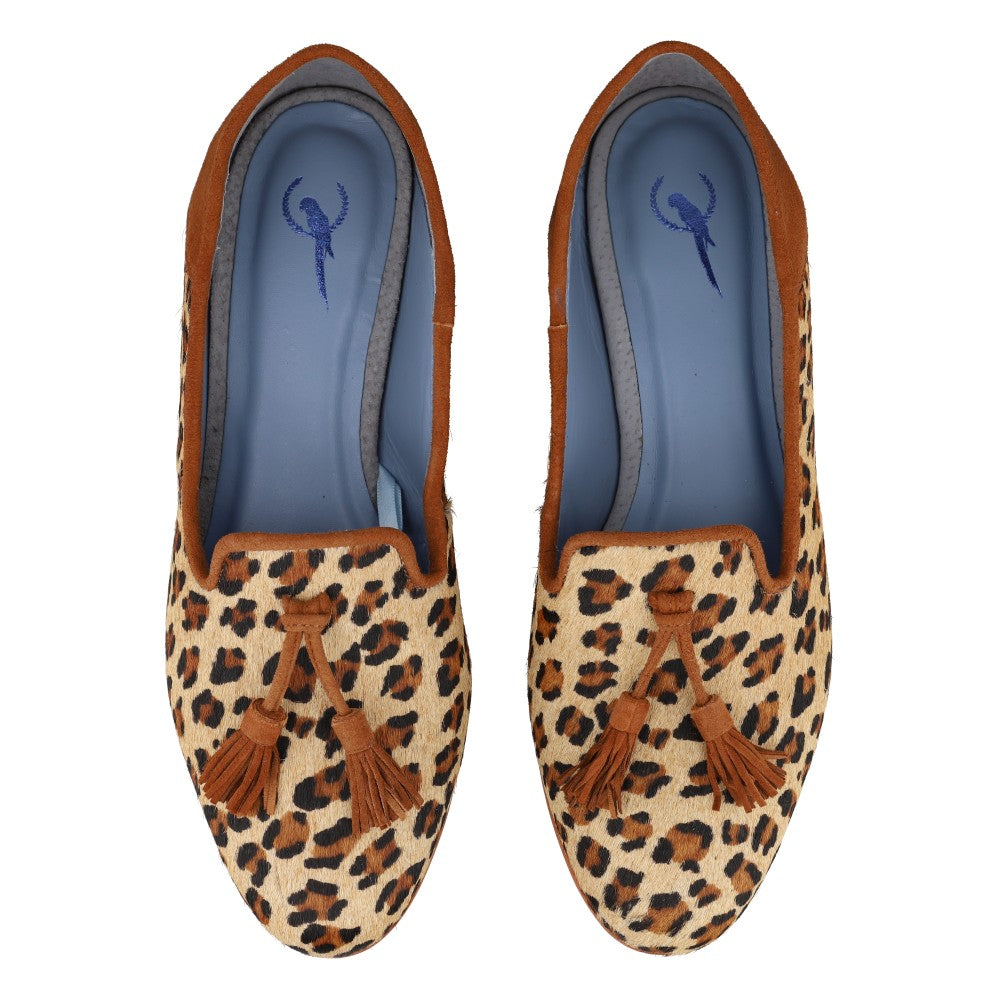 Loafer Slip Pelo Onça