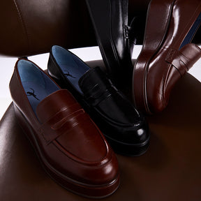 Penny Loafer Wedge Preto