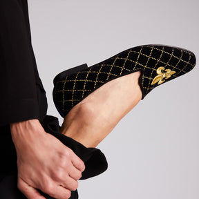 Loafer Imperial Veludo Preto