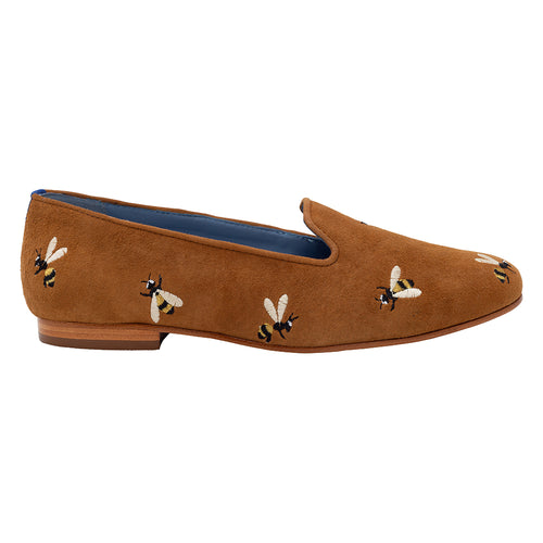 Mocassim Loafer Hive Camurça Caramelo