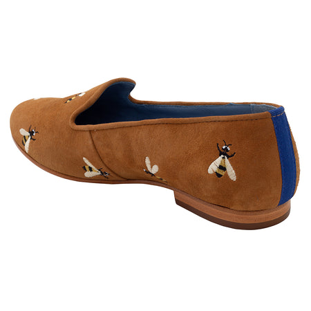 Mocassim Loafer Hive Camurça Caramelo