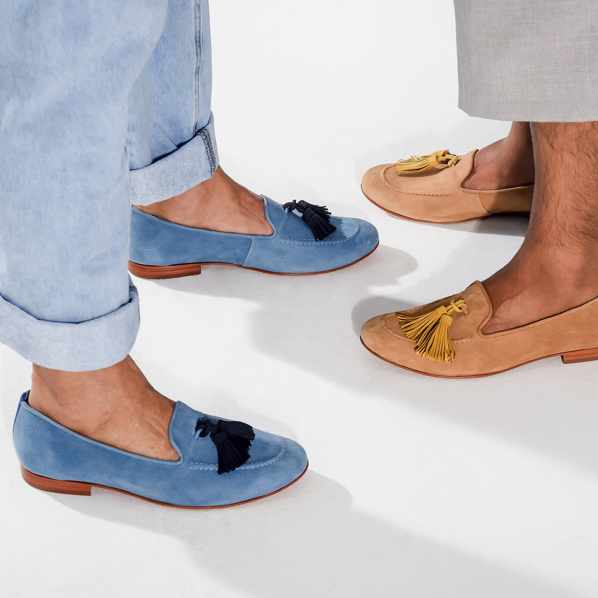 Loafer Tassel Masculino Azul