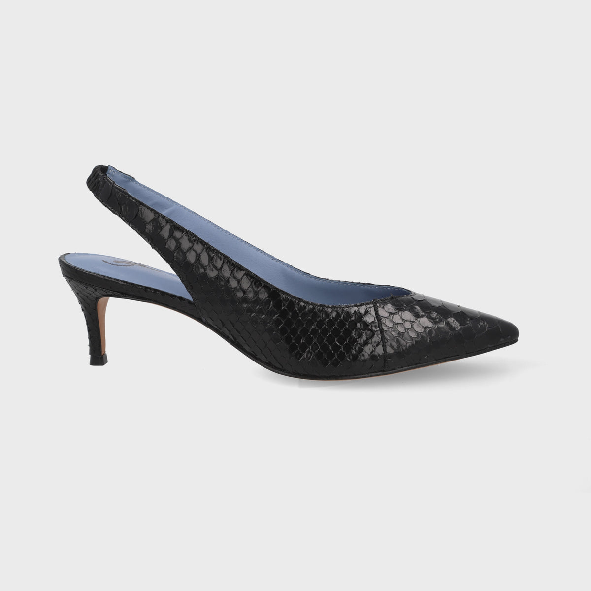 Slingback Python Preto