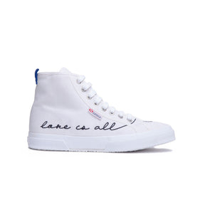 Sneaker Eco Lona Love is All Branco Superga