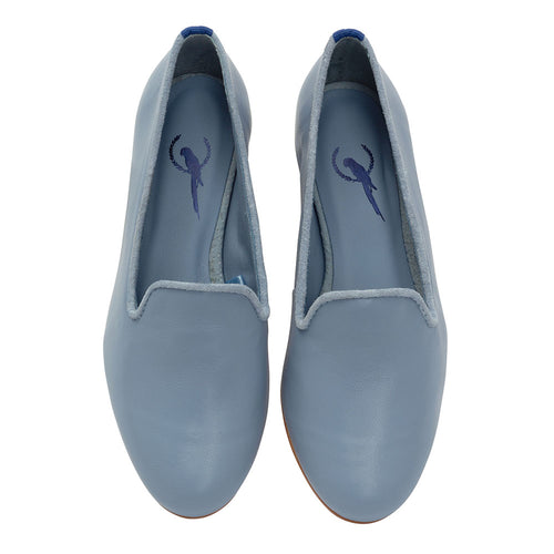 Loafer Infantil Couro Azul