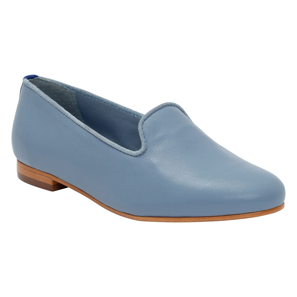 Loafer Infantil Couro Azul