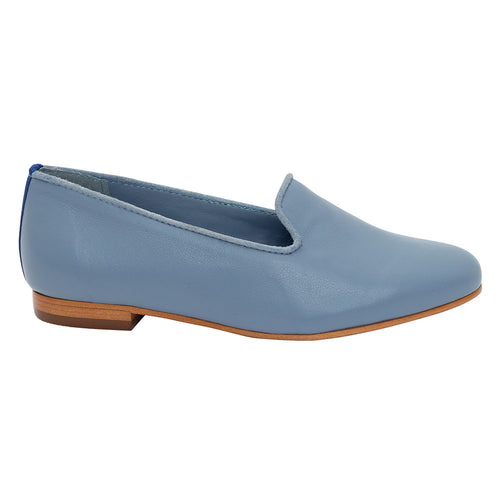 Loafer Infantil Couro Azul